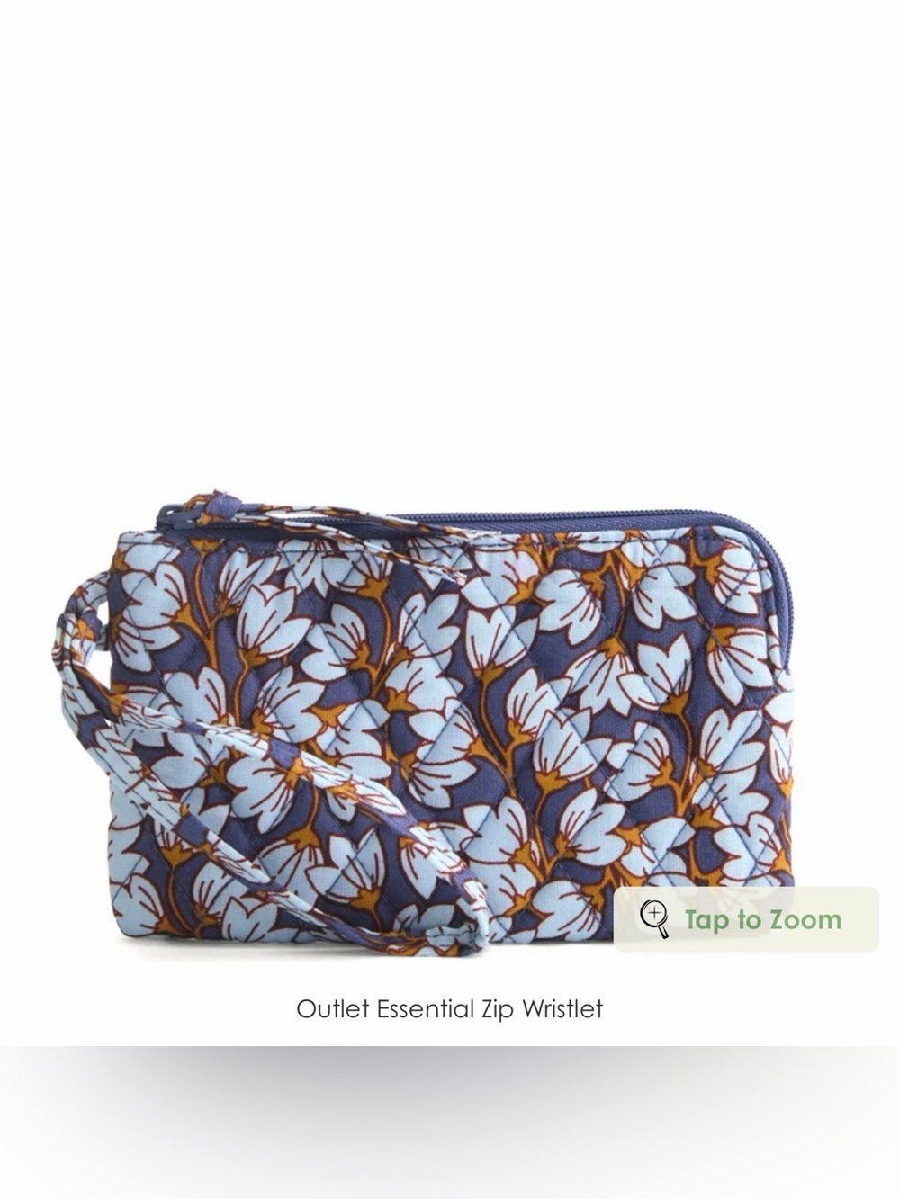 Vera Bradley Outlet Essential Zip Wristlet NWT